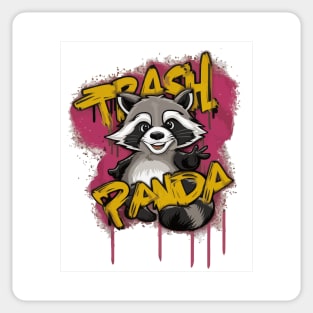 Trash Panda Tales: Raccoon Design Sticker